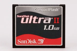 Compact Flash 1GB Sandisk Ultra II Cf Card Memory Card - Picture 1 of 2