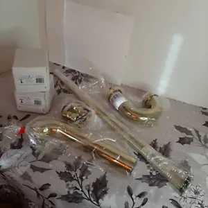 Kit de línea de suministro fregadero de pedestal Westbrass D1538L-07 latón pulido - Imagen 1 de 9