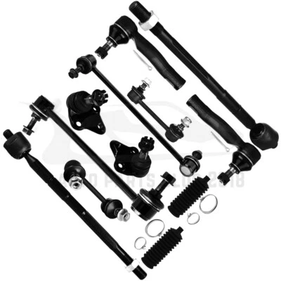 12Pcs Lower Ball Joints Tie Rod Rack Pinion Bellow Fits 2001-2005 Toyota RAV4 - Image 1 of 4