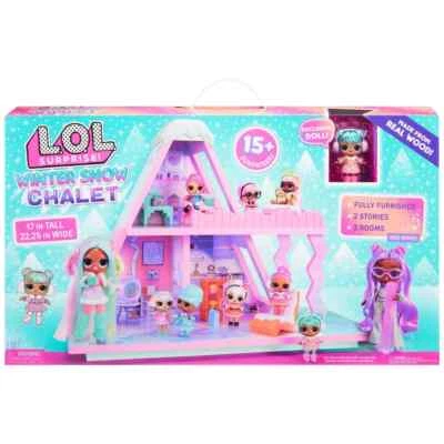 LOL Surprise! Winter Snow Chalet Playset with Exclusive Doll [43H x 57.5W cm] - Image 1 of 4