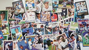 200 Karten - Menge Vintage und moderne Baseballkarten KOSTENLOSER VERSAND - Bild 1 von 5