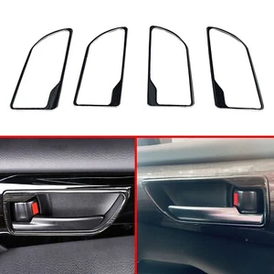 Titanium Black Interior Door Side Handel Frame For Toyota Highlander 2020-2024 - Foto 1 di 8