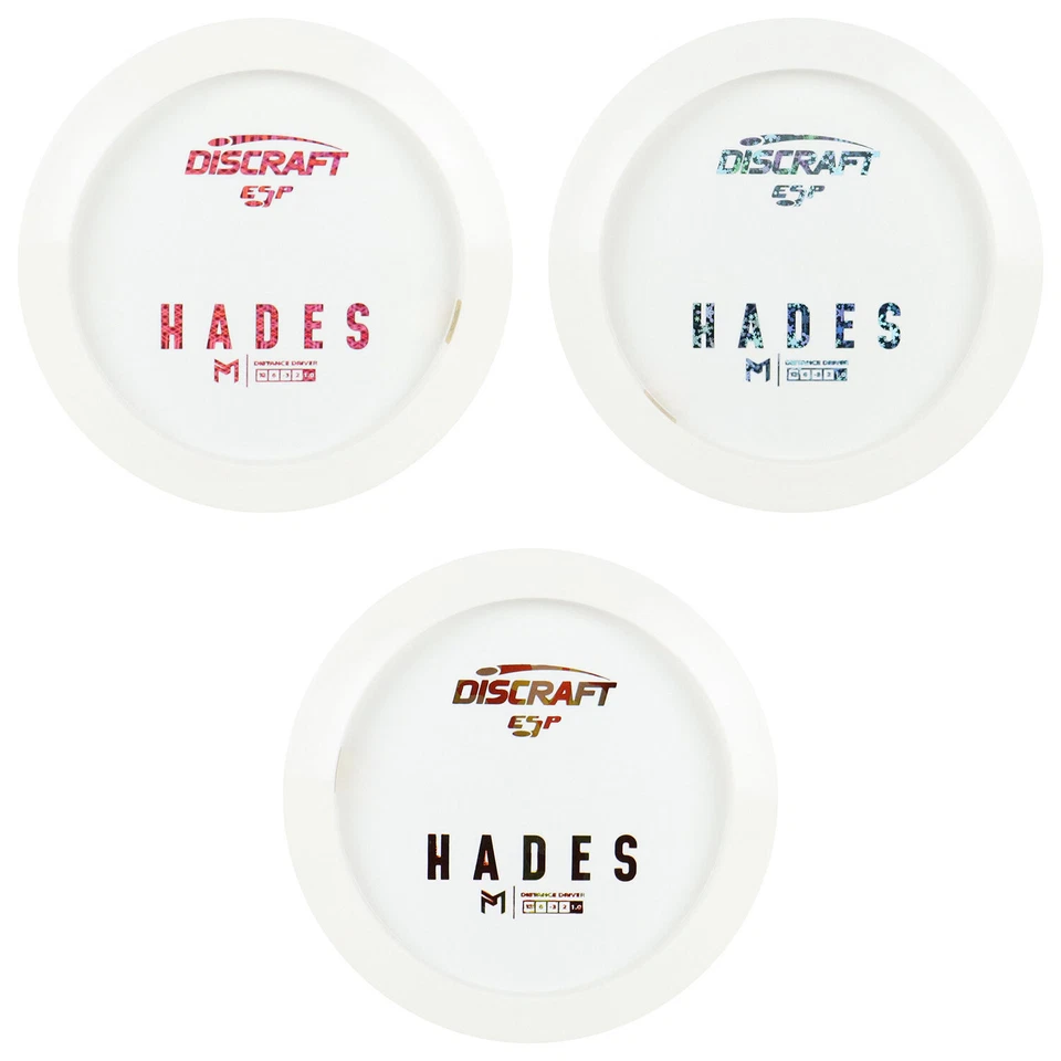 Discraft Disc Golf Paul McBeth ESP Hades Solid White Distance Driver 12/6/-2/2- - Image 1 of 1