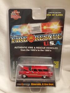 Racing Champions Fire & Rescue USA Riverside, IL Fire Dept. 1:64 Limited Edition