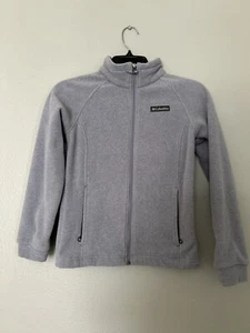 Kids Columbia Fleece Jacket Blue Medium - Picture 1 of 3