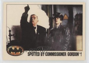 1989 Topps Batman Factory Set Glossy Commissioner Gordon Spotted by ! #37 oi7