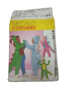 Disfraz de dinosaurio McCall's 4145 niños patrón de costura talla 3-4 completo - Imagen 1 de 5