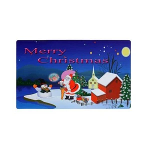 Merry Christmas Door Mats Inside Front Door Mat Decorative Floor Mat Holiday Mat - Picture 1 of 5
