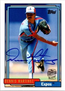 2012 Topps Archives Fan Favorites DENNIS MARTINEZ Montreal Expos AUTO Insert (2) - Picture 1 of 2