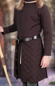 Mittelalter Gambeson Mittelalter gepolsterter Kragen volle Ärmel - Bild 1 von 1