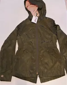 JESSICA SIMPSON GIRLS TEENS SHINY GREEN LIGHTWEIGHT RAIN JACKET SIZE L 14-16 - Picture 1 of 5