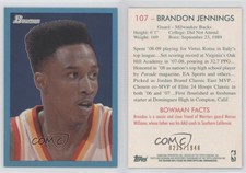 2009-10 Bowman '48 Blue /1948 Brandon Jennings #107 Rookie RC