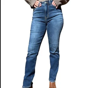 Judy Blue Jeans Womens 29 High Waist Straight Leg Thermal Casual Stretch Comfy - Picture 1 of 12