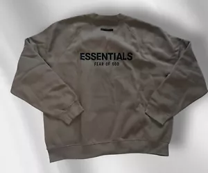 Essentials Fear Of God Crew Sweat Pullover Oberteil Braun Braun Gr. XL Unisex Neu - Bild 1 von 9