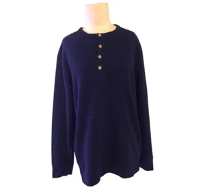 Henley grande Goodfellow and Co azul marino pesado - Imagen 1 de 2