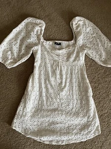 Eyelet Damen Kleid kleine Konfirmation Abschluss  - Bild 1 von 6