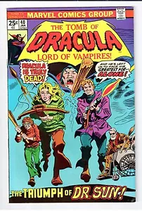 Marvel TOMB OF DRACULA #40 1976 NM Vintage Comic - Picture 1 of 2