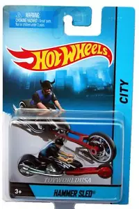 2014 Hot Wheels Motorcycles Hammer Sled - Picture 1 of 1
