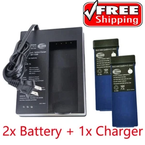 2pcs HBC BA214061 1500mAh Battery + 100-220V QA115600/QD115300 Battery Charger - Picture 1 of 14