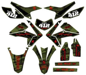 2012-2020 CRF 250 L APACHE Green Senge Graphics Kit Compatible with Honda - Picture 1 of 10