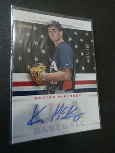 2013 Panini USA Keaton McKinney RC Auto #/499 - PWE .95 Shipping