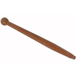 30" Brown Solid Traditional Teak Wood Flag Pole - Picture 1 of 5