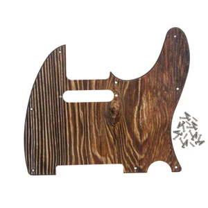 Púa de guitarra TL protector de arañazos color madera 3 capas 8 orificios placa para guitarra TLcaster - Imagen 1 de 8