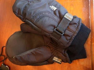 REI BLACK  Winter fLUFFY  Mittens  Adult L/X - Gore-Tex - Black  Excellent SHAPE - Picture 1 of 3