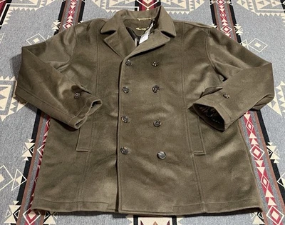 Ben Hogan Men’s Wool Cashmere Peacoat Jacket XXL Espresso NWT $374 T46 - Image 1 of 4