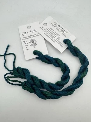Gloriana 12 Strand Silk Floss For Needlework-2 Skeins/6 Yd Each-Deep Blue Sea - Image 1 of 2
