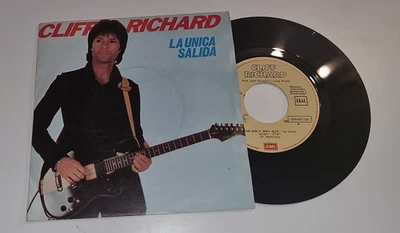 CLIFF RICHARD The only way out 7" SPAIN PROMO SINGLE VINYL RARE SPANISH TITLES - Image 1 of 3