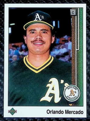 1989 Upper Deck #624 - Orlando Mercado - Oakland Athletics - Image 1 of 2