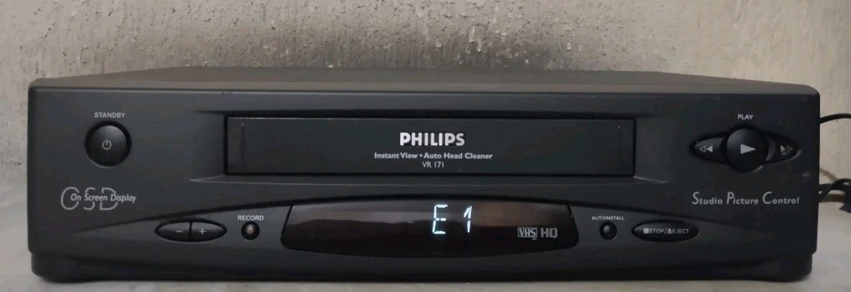 PHILIPS VR171 VIDEOREGISTRATORE VHS  CON TELECOMANDO  - Immagine 1 di 4