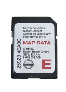 NISSAN (all models) Year 2015 2016 2017 Connect 3 sd card map sat nav 259204EA0C - Picture 1 of 2