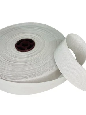 Banda elástica tejida blanca SewKrafts de 1,5" x 25 yd para cinturas diademas y manualidades Foto 1 de 4