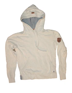 Wanakome Hooded Sweater Oatmeal Ivory Women's Size Small Cashmere & Cotton - Picture 1 of 2