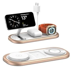 3 in 1 Wireless Charger for iPhone, Foldable Charging Station for Magsafe - Picture 1 of 7