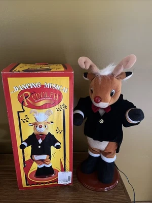 Musical de baile animado de colección Rudolph el reno nariz roja Navidad 1977 Foto 1 de 4