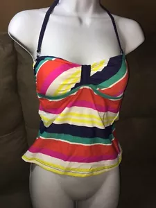 TRAJE DE BAÑO ATHENA S NUEVO CON ETIQUETAS Traje de baño SEXY HALTER Top COLORIDO Nuevo Natación Spa - Imagen 1 de 4