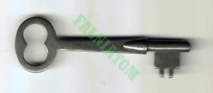 Llave esqueleto barril macizo vintage - etiquetada "27" - aproximadamente 2,75" de largo - Imagen 1 de 1