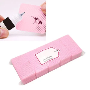 1000pcs Lint Free Nail Wipes Soft Nail Polish Remover Pad Eyelash Extension Glue - Picture 1 of 12
