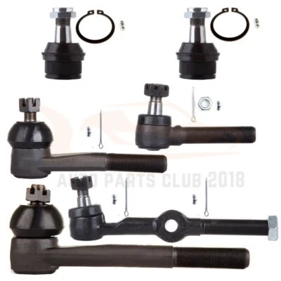 Suspension 2x Ball Joint 4x Outer Tie Rod End Kit For Chevrolet K20 Suburban - Image 1 of 4