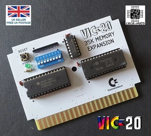 Commodore VIC 20 35k Memory Expansion Card - Gold - VC 20 - Picture 1 of 7