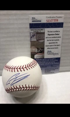 Gleyber Torres Signed Autographed Major League Baseball New York Yankees JSA COA - Image 1 of 4