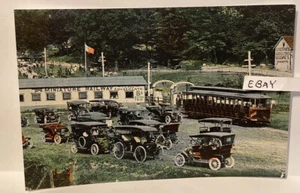 EARLY OAKFORD AMUSEMENT PARK PA. 5 CENTS MINIATURE RAILWAY, TROLLEY NEW POSTCARD - Picture 1 of 1
