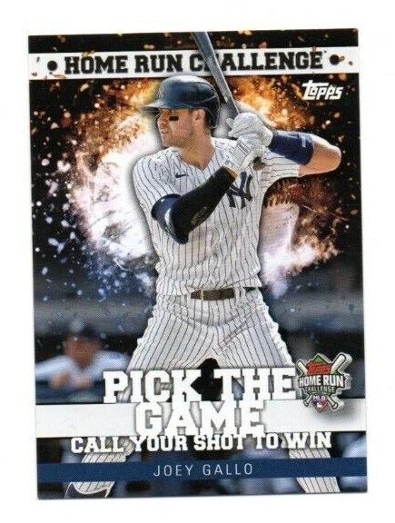 2022 Topps Home Run Challenge Code Cards Series 2 Unused Joey Gallo - Image 1 of 1