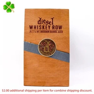 Diesel Whiskey Row 7 x 49 Bourbon Empty Wood Cigar Box 7.5" x 4.5" x 4.5" - Picture 1 of 11