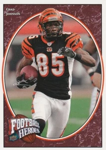 2008 Chad Johnson Upper Deck Football Heroes #22 Bengals - Picture 1 of 2