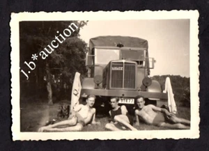Wehrmacht WW II KRUPP Militär LKW * Vintage Foto um 1940 - Picture 1 of 2