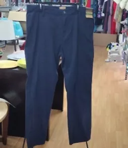 Pantalones Roebucks & Co Azul Marino Nuevos con etiquetas38x30 - Imagen 1 de 3
